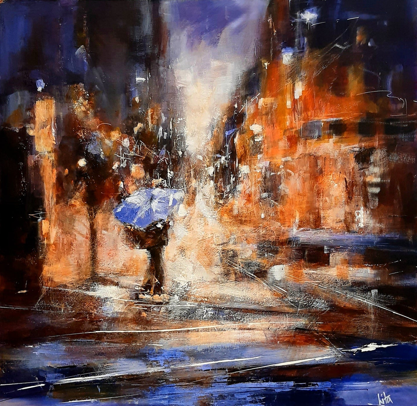 Raining in Manchester by Lita Narayan