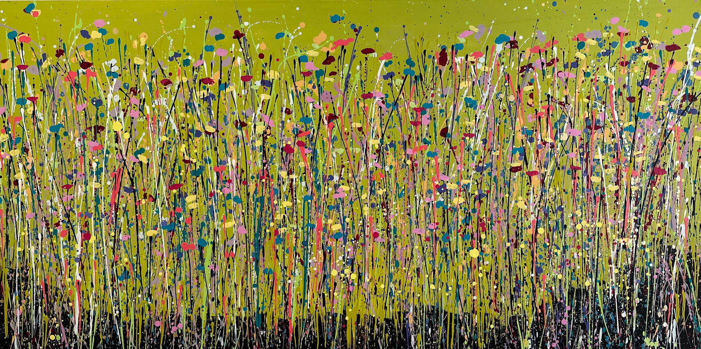 Green Wildflower Meadow by Catherine Igoe