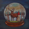Globe - original acrylic painting