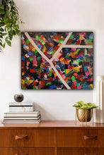 Load image into Gallery viewer, ‘Life line’ abstract oil painting on canvas 50 x 40cm  richter style
