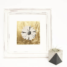 Load image into Gallery viewer, Original Gold Leaf Flower Silkscreen Prints
