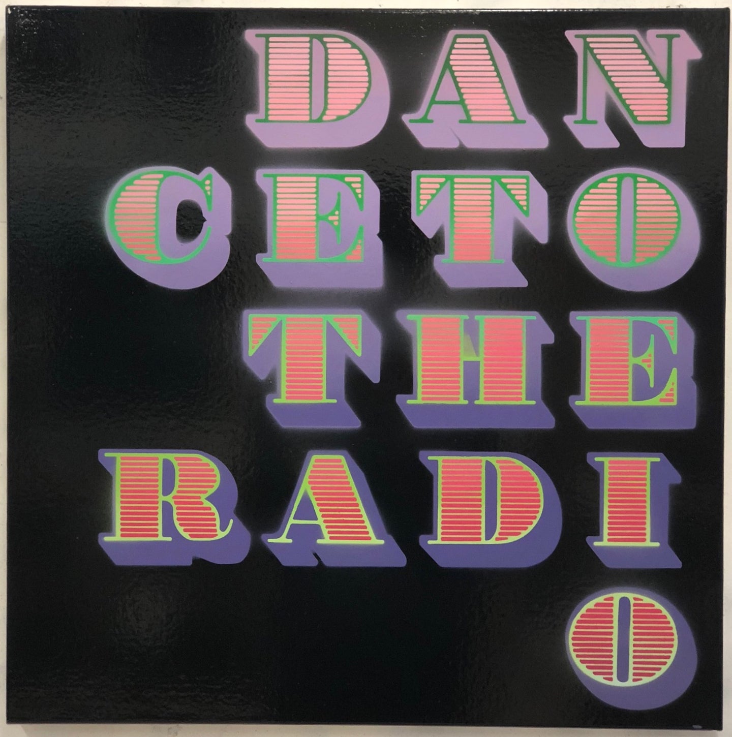 Ben Eine, DANCE TO THE RADIO Disco/Purple 2018