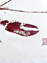 Load image into Gallery viewer, Menai Strait Lobster, Gyotaku Printed and Wet Mounted.
