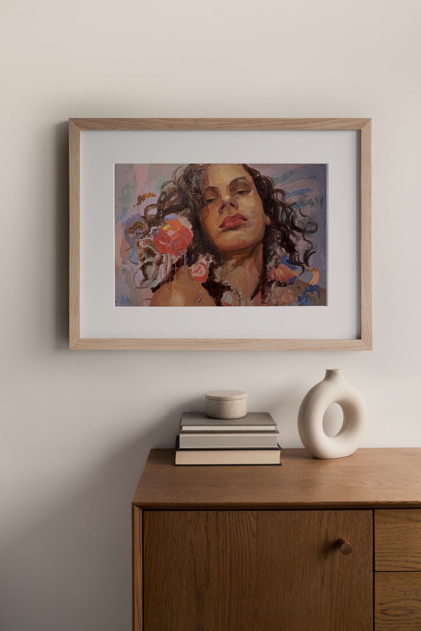 Emerge and Bloom Limited Edition Print hand finished with copper leaf
