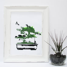 Load image into Gallery viewer, &#39;Little Jungle&#39; Original Handmade Silk Screen Print
