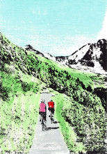 Load image into Gallery viewer, &#39;Exploring the Alpines&#39; Original Silkscreen Print&#39;
