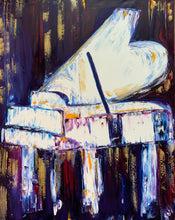 Load image into Gallery viewer, ‘Grand piano’ original abstract oil painting on canvas 100x 80cm
