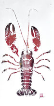 Load image into Gallery viewer, Hand Printed Lobster from Anglesey by Jane Evans
