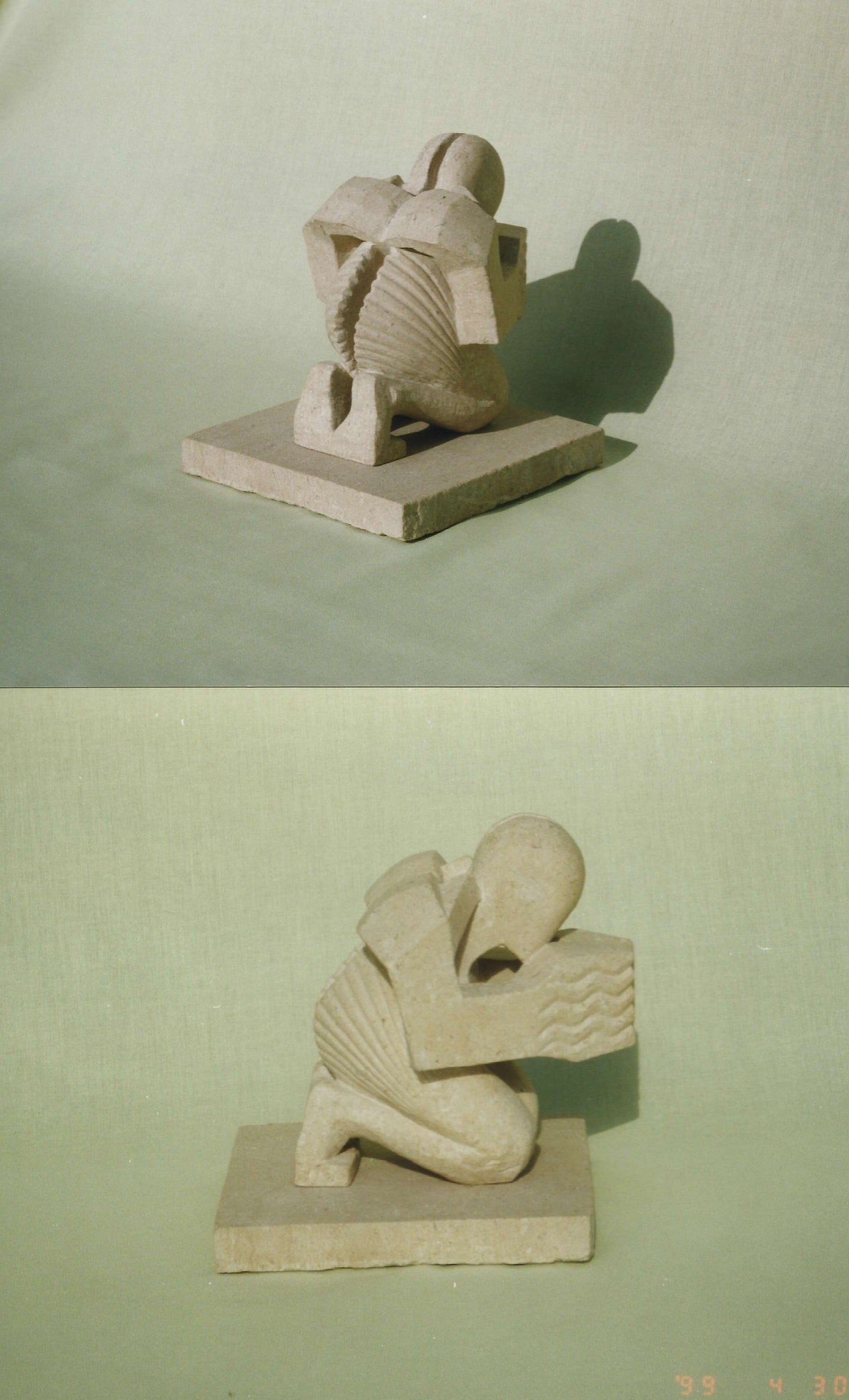 Praying Shell - sculpture maquette