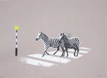 Load image into Gallery viewer, &#39;Zebra Crossing&#39; Original Silkscreen Print

